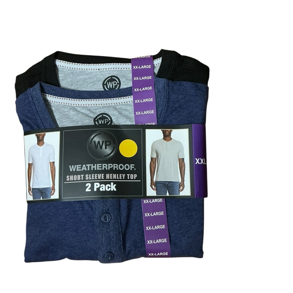 Weatherproof Black and Blue Undershirts Comfortable Everyday Wear